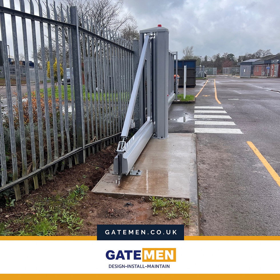 cantilever sliding base foundation using concrete by Gatemen