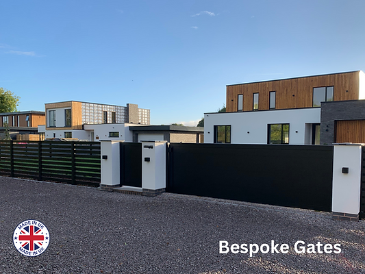 Aluminium driveway gate installed by Gatemen in Gloucestershire