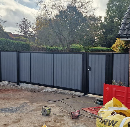Composite Sliding gate gate by ESD with grey infill.jpeg