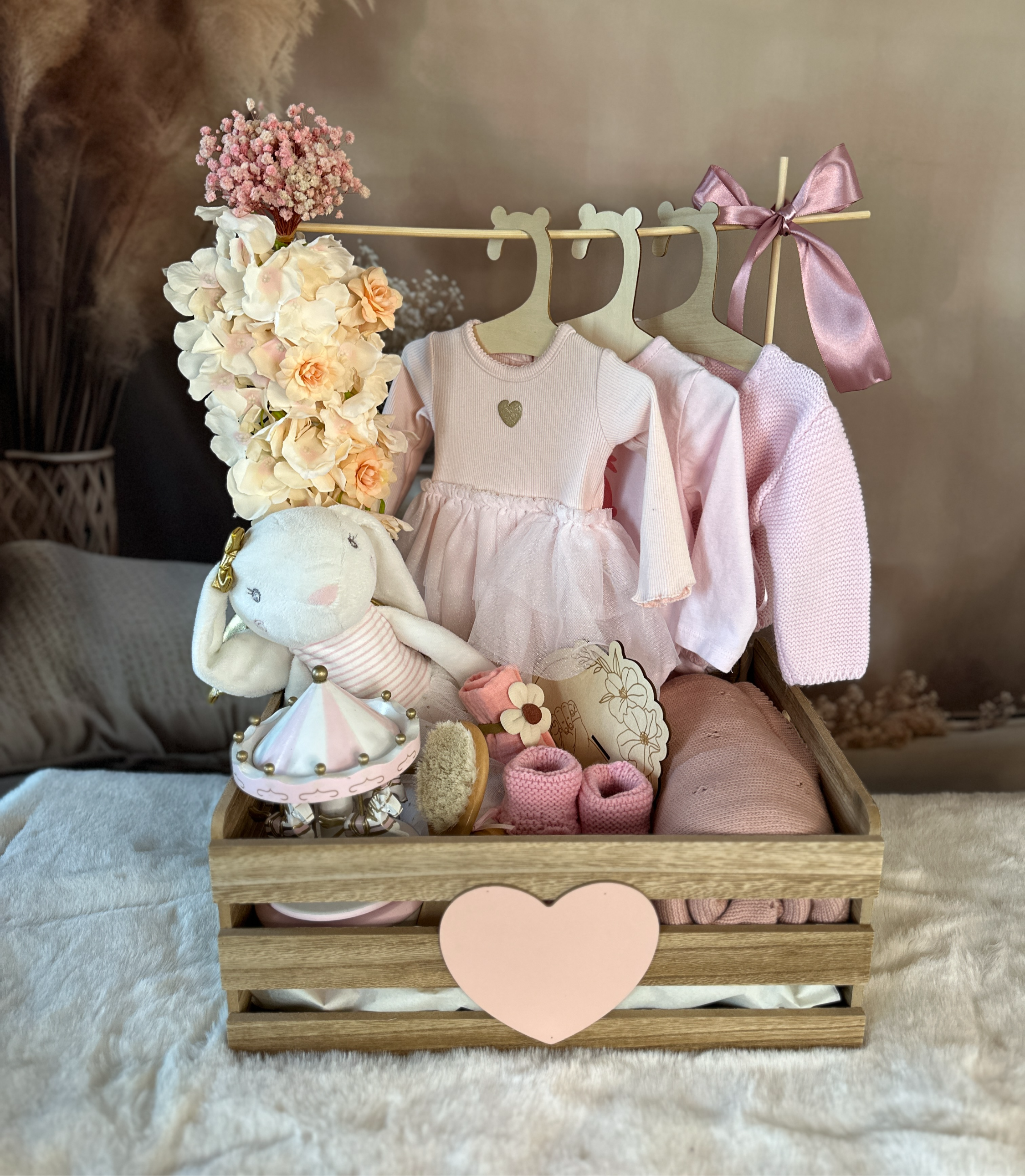 Panier de Naissance Danseuse – Coffret Bébé