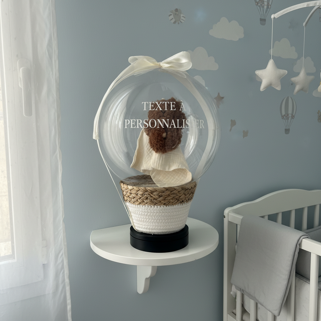 Ballon bulle - cadeau naissance original