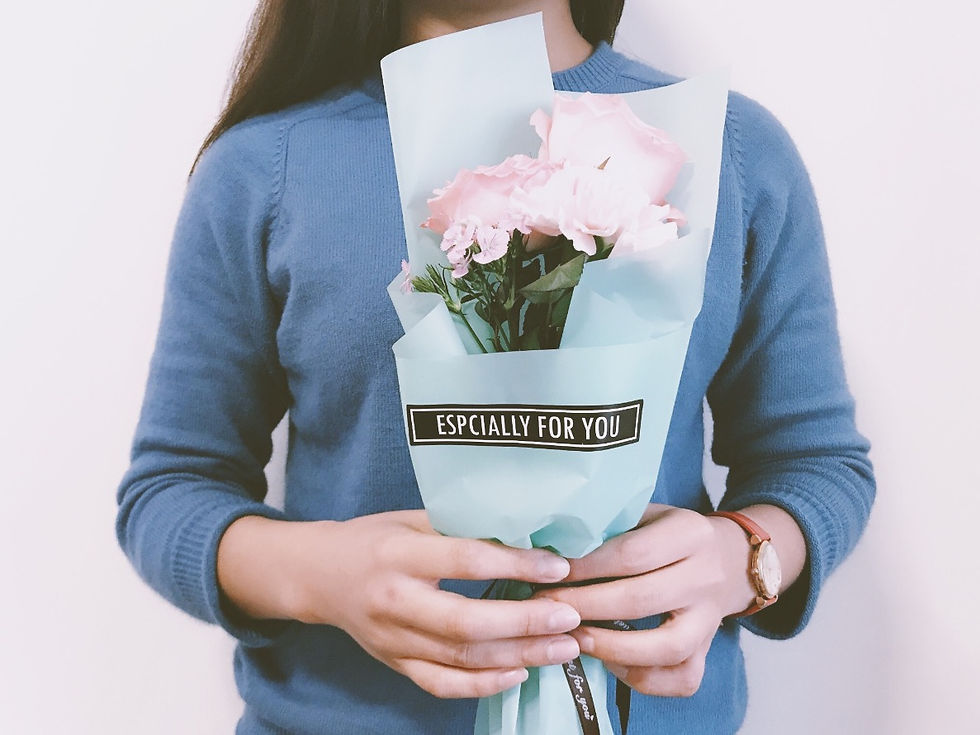 Bouquet of Flowers saying "Especially For You"