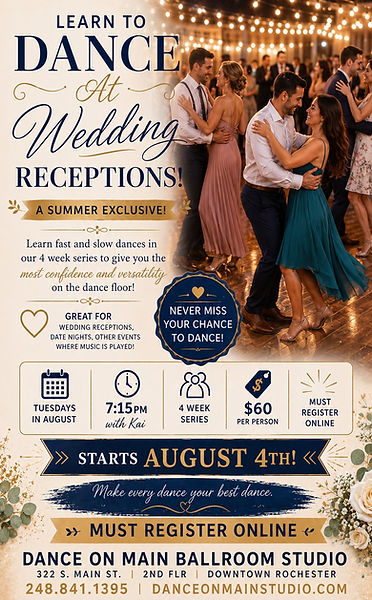 wedding recption dancing
