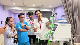 SLE6000H Infant Ventilator Training at Orchid Hospital in Phnom Penh
