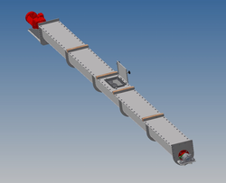 projeto de rosca transportadora
