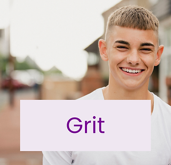 Young teenage boy developing grit