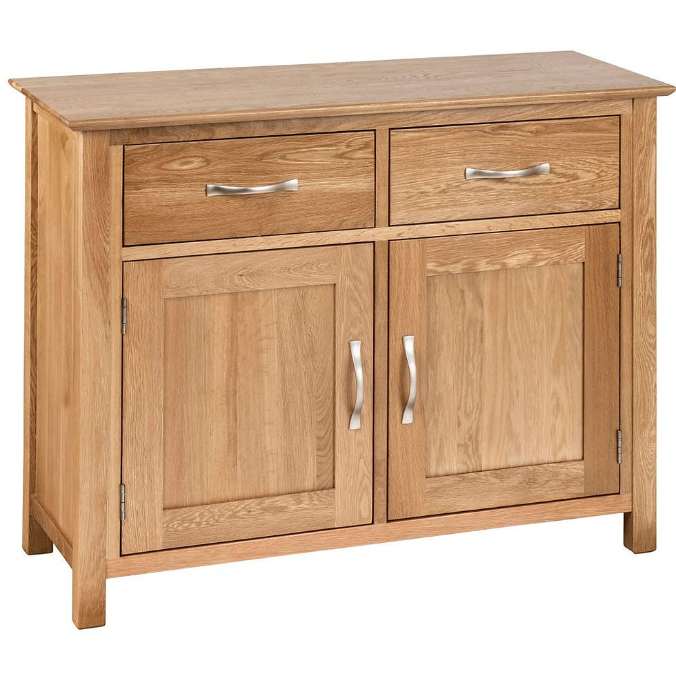North Sands Oak 3Ft Oak Dresser Base