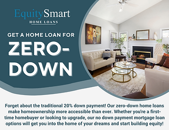 Zero Down Payment home purchase loans