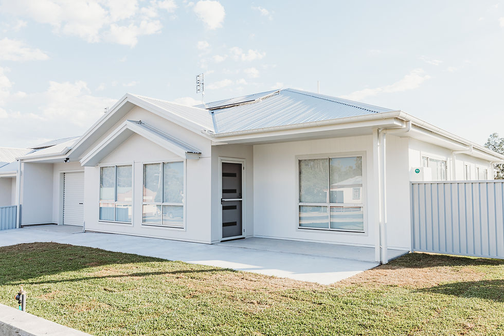 Modern custom duplex built by Decon Building in Ashford NSW