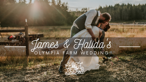 Bride and Groom Farm wedding