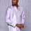 Thumbnail: MZT-100 MANZINI Paisley Long Sleeve Satin Shirt w/ Links