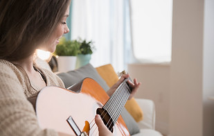Girl Playing Guitar