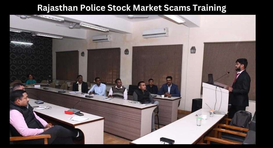 Aditya Jain giving traing to rajasthan police