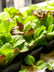 Aeroponic nutrients solution for healthy lettuce and spinach growth