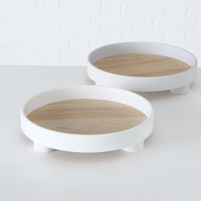 Thumbnail: Round Scandi Style Tray on legs