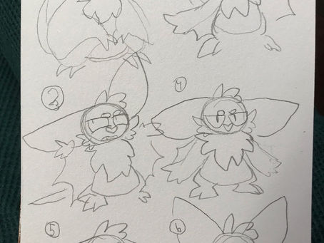 Character Design WIP #1 Storyboard
