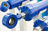 Array of hydraulic cylinders
