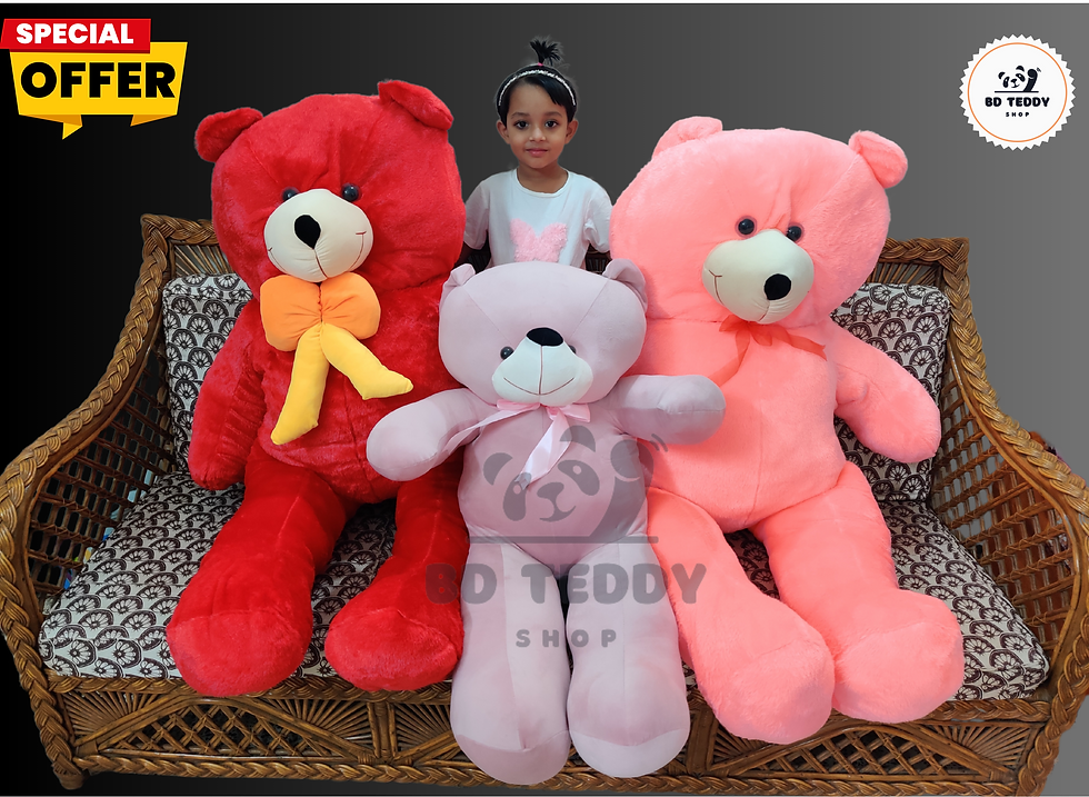 Thumbnail: Tie-Design Teddy Bear