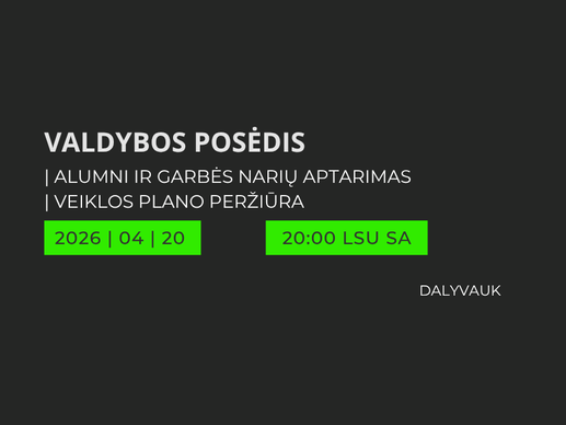 Valdybos posėdis