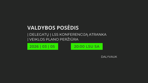 Valdybos posėdis