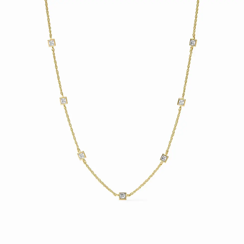 Thumbnail: Jolie Delicate Station Necklace