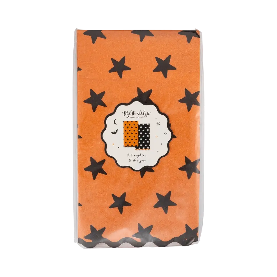 Vintage Halloween Stars Dinner Napkin Set