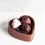 Thumbnail: Valentine's 6oz Milk Chocolate Heart Box with Three Truffles