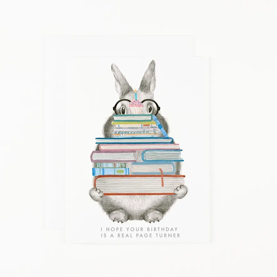 Page Turner Birthday Card
