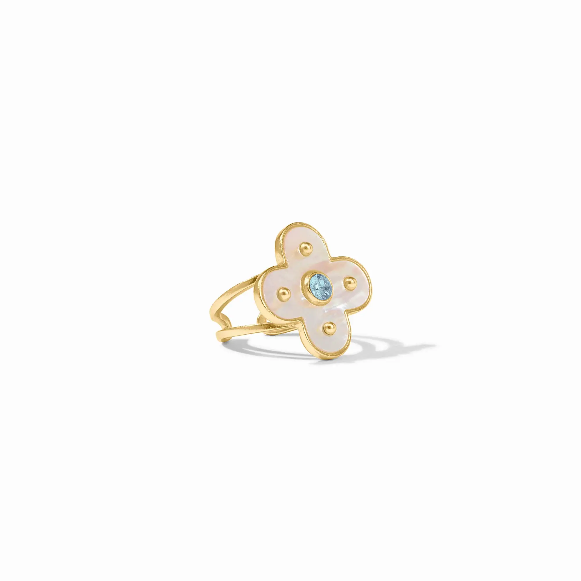 Colette Ring Chalcedony Blue