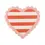 Thumbnail: Scalloped Striped Heart Tray