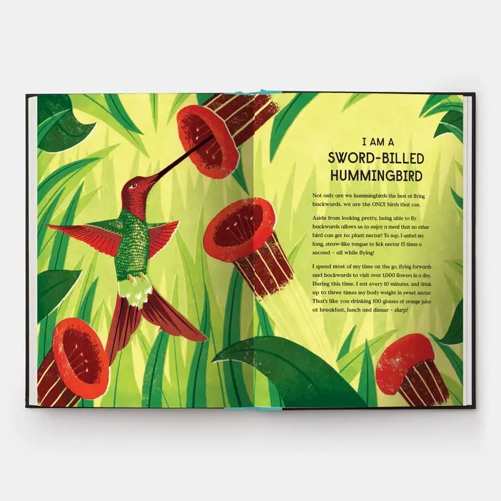 Thumbnail: Book of Flight: 10 Record-Breaking Animals with Wings Hardcover Book