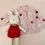 Thumbnail: Plush Bunny Strawberry Baby Kids Toy Stuffed Animal Spring