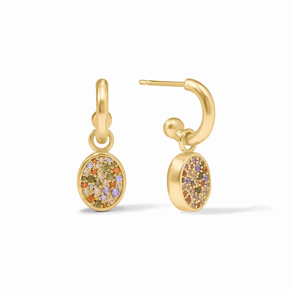 Thumbnail: Stardust 6-in-1 Earring Gold Iridescent Champagne