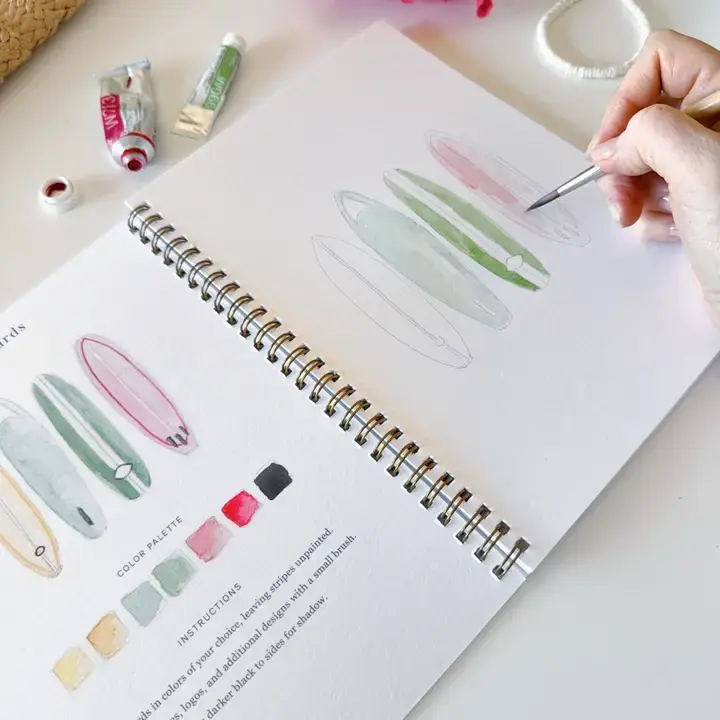 Thumbnail: Tropical Watercolor Workbook
