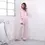 Thumbnail: Morning Blue Bianca French Terry Hoodie with Satin Insets