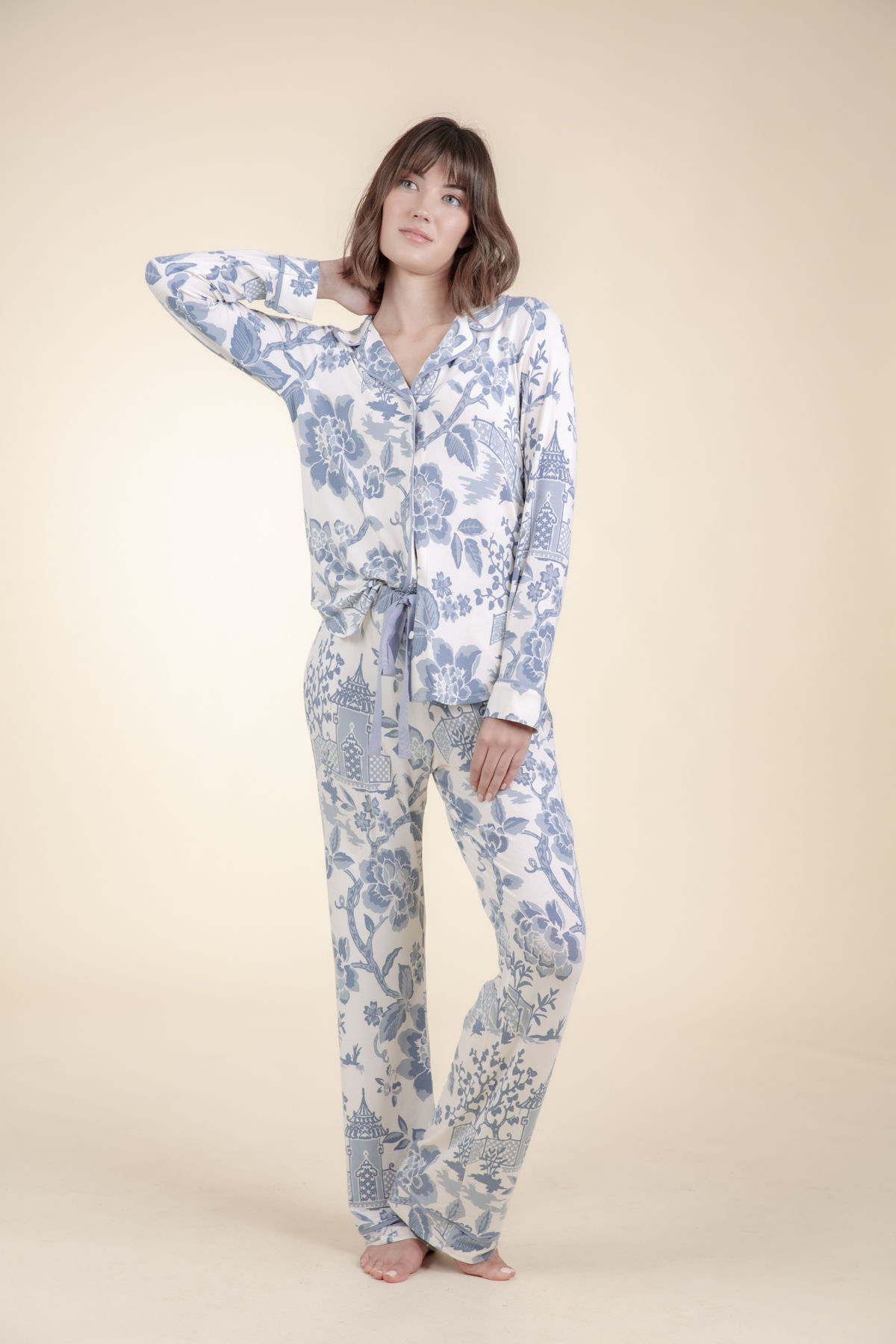 Pajama Set Garden Toile