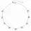 Thumbnail: Bloom Delicate Station Necklace Silver