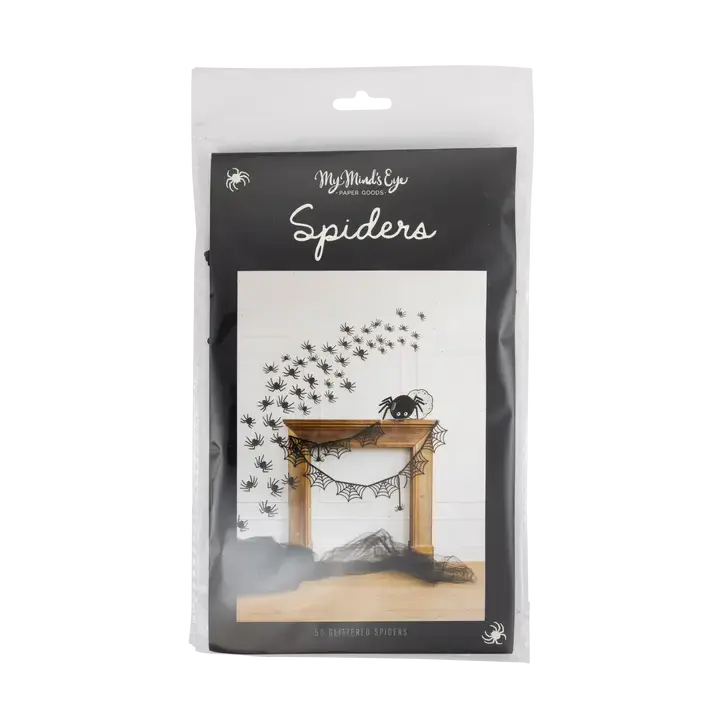 Glittered Wall Spiders