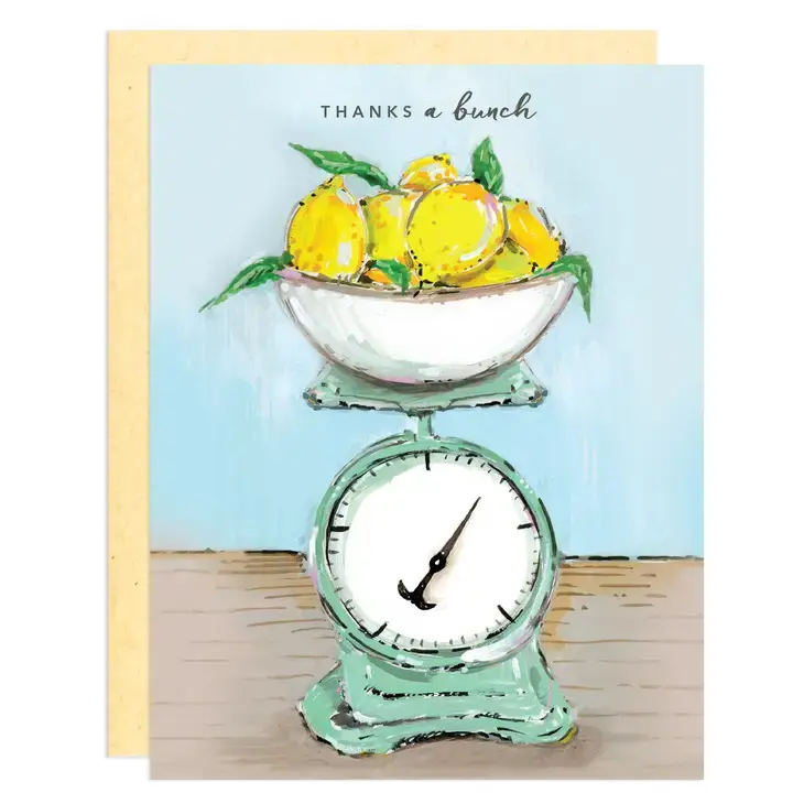 Thanks A Bunch Greeting Card