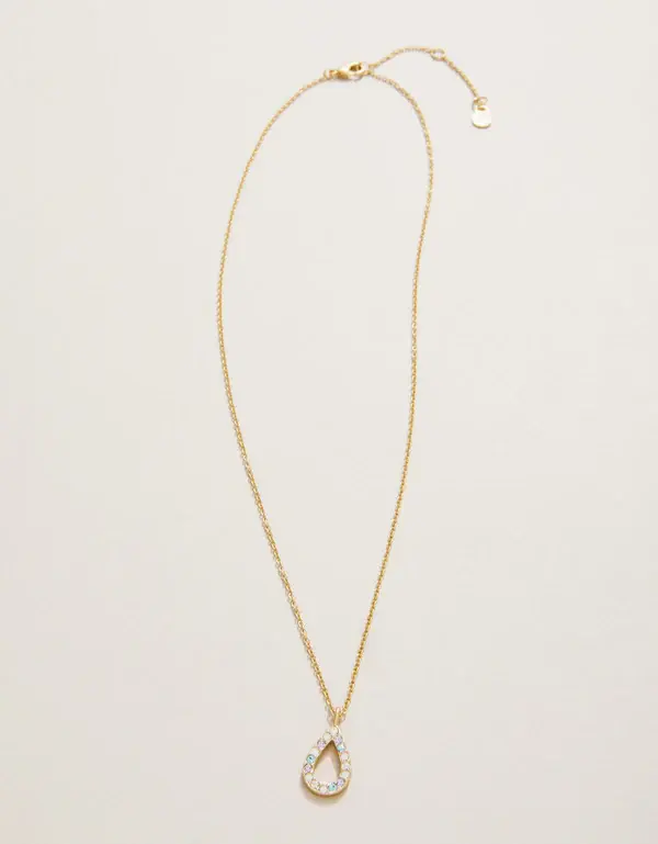 Thumbnail: SLV Necklace 18" Make a Wish/Flame Gold