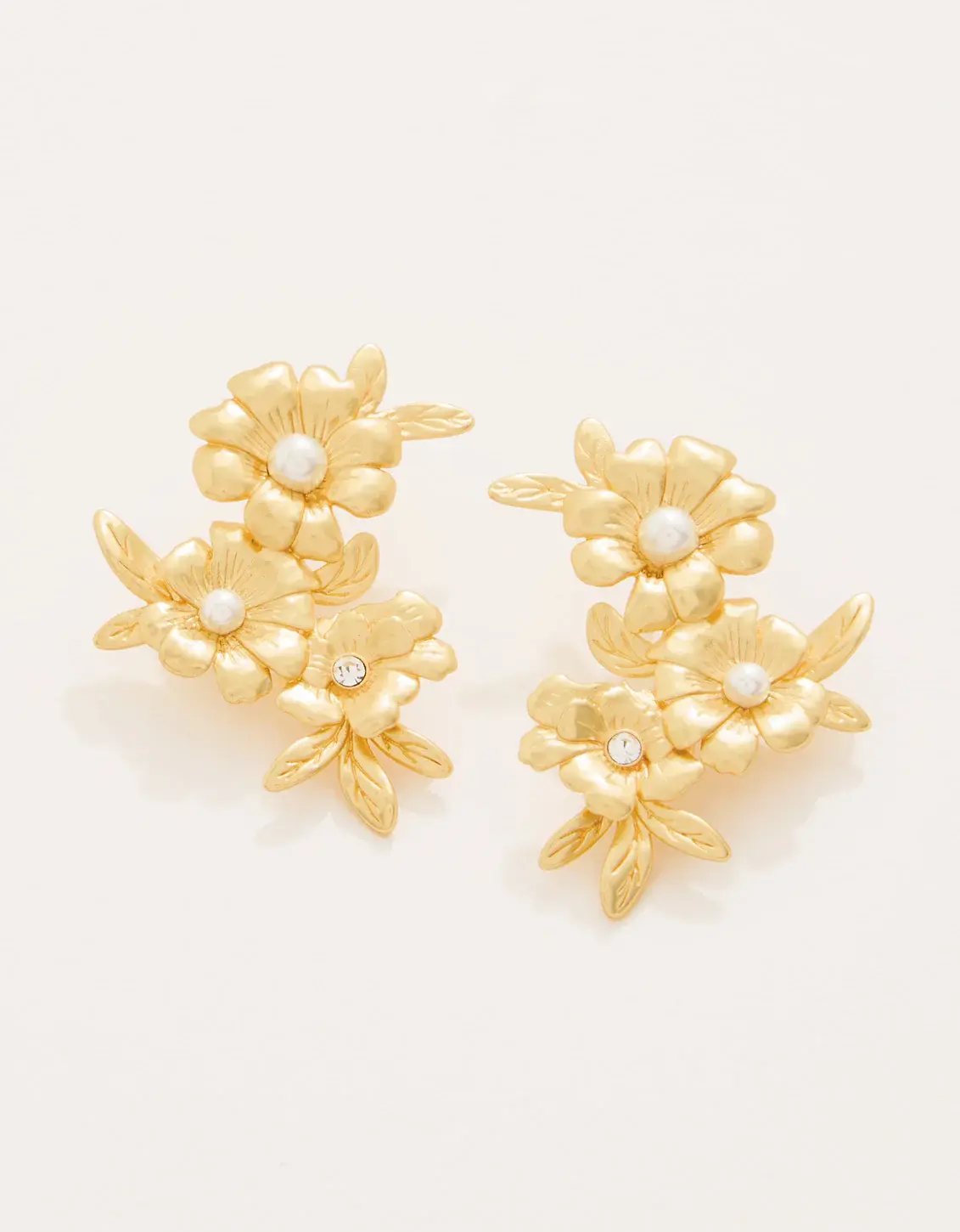 Posy Party Earrings Crystal
