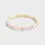 Thumbnail: Bamboo Enameled Hinged Pale Pink