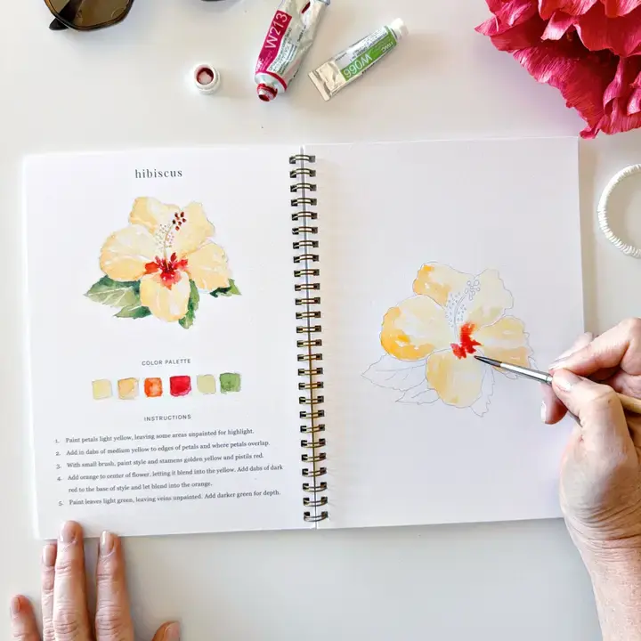 Thumbnail: Tropical Watercolor Workbook