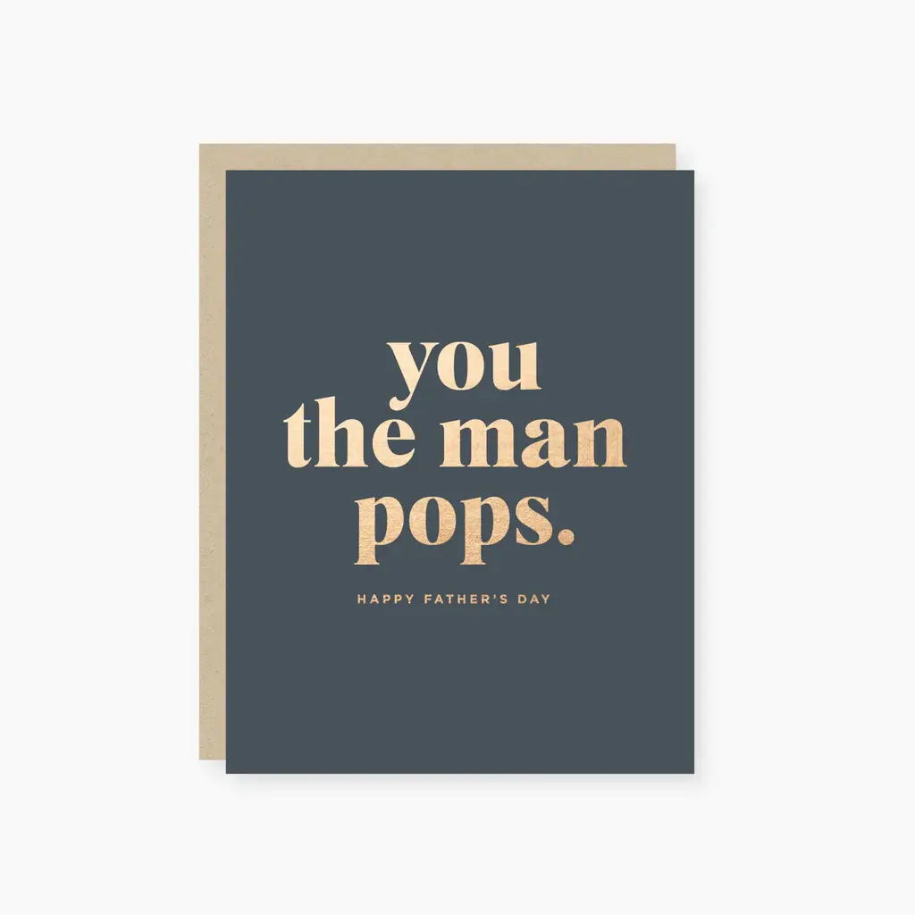 Your The Man Pops Father's Day Card