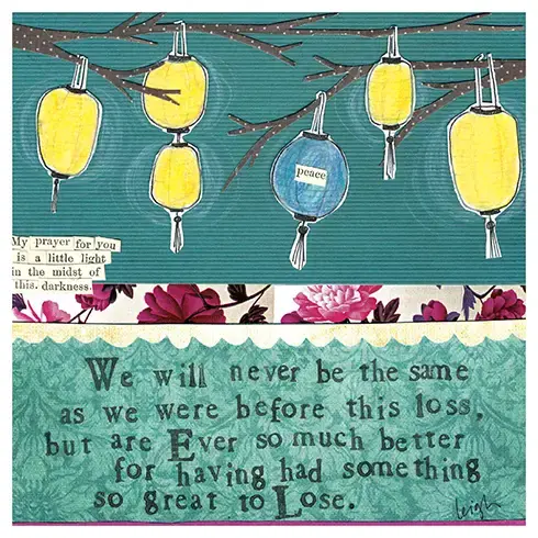 Before This Loss Sympathy Greeting Card 5.5 X 5.5"