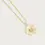 Thumbnail: Wildflowers Enameled Pendant Necklace