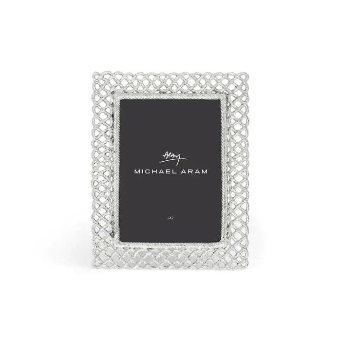 Thumbnail: Silver Love Knot Frame by Michael Aram