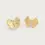 Thumbnail: Butterfly Stud Gold Earrings