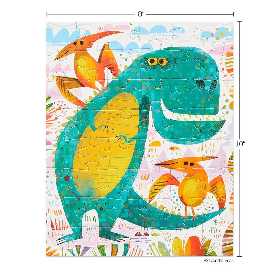 Thumbnail: T-Rex and Friends 48 Piece Jigsaw Puzzle Snax