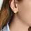 Thumbnail: Wildflowers Gold Stud Earrings